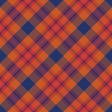 İskoç ekosesinin kusursuz deseni. Kumaş dokusunu kontrol ederek tekrarlanabilir arkaplan. Çizgili tekstil izinin düz vektör arkaplanı.