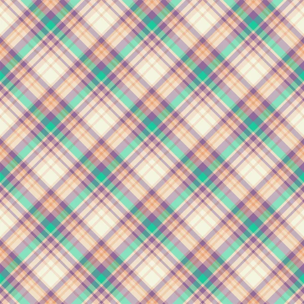 Vérifier Motif Sans Couture Plaid Fond Vectoriel Ornement Textile Conception — Image vectorielle