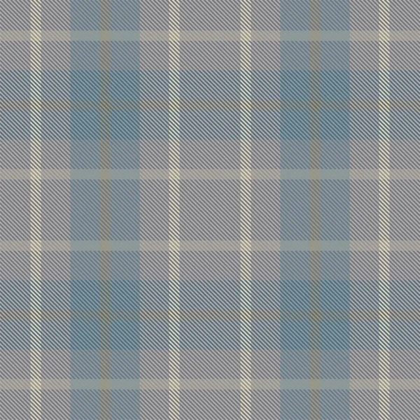 Plaid Pattern Seamless Check Fabric Texture Stripe Square Background Vector — Stock Vector