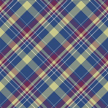 İskoç ekosesinin kusursuz deseni. Kumaş dokusunu kontrol ederek tekrarlanabilir arkaplan. Çizgili tekstil izinin düz vektör arkaplanı.