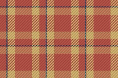 İskoç ekosesinin kusursuz deseni. Kumaş dokusunu kontrol ederek tekrarlanabilir arkaplan. Çizgili tekstil izinin düz vektör arkaplanı.