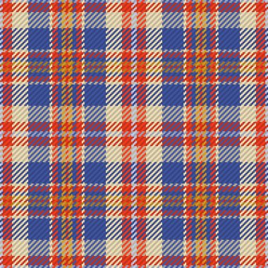 İskoç ekosesinin kusursuz deseni. Kumaş dokusunu kontrol ederek tekrarlanabilir arkaplan. Çizgili tekstil izinin düz vektör arkaplanı.