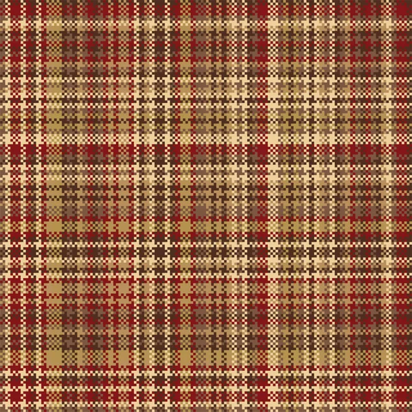 Tartan Plaid Pattern Seamless Print Fabric Texture Check Vector Background — Stock Vector