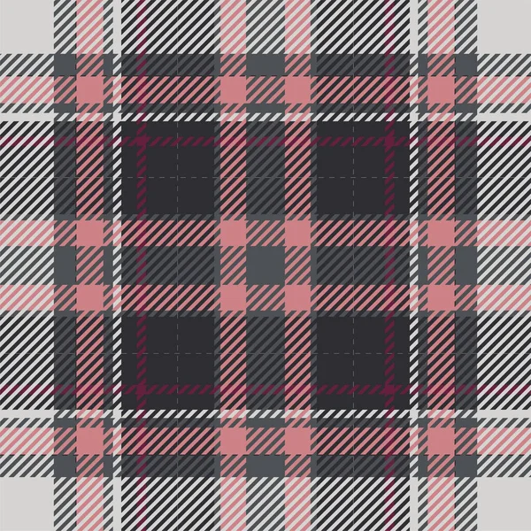 Vecteur Motif Carreaux Écossais Tartan Sans Couture Tissu Fond Rétro — Image vectorielle