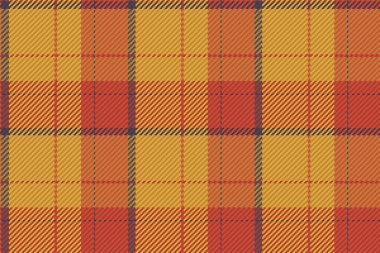 İskoç ekosesinin kusursuz deseni. Kumaş dokusunu kontrol ederek tekrarlanabilir arkaplan. Çizgili tekstil izinin düz vektör arkaplanı.
