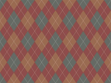 Argyle deseni kusursuz. Kumaş dokusu arka planı. Klasik argill vektör süslemesi.