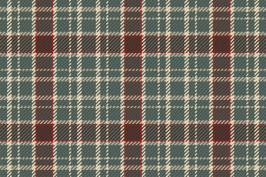 İskoç ekosesinin kusursuz deseni. Kumaş dokusunu kontrol ederek tekrarlanabilir arkaplan. Çizgili tekstil izinin düz vektör arkaplanı.
