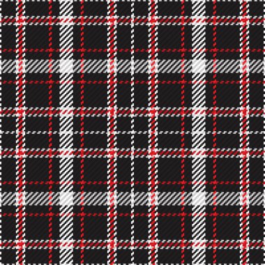 İskoç ekosesinin kusursuz deseni. Kumaş dokusunu kontrol ederek tekrarlanabilir arkaplan. Çizgili tekstil izinin düz vektör arkaplanı.