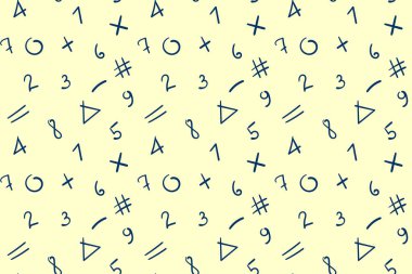 Kusursuz bir numaraydı. Okul veya üniversite için soyut matematik arkaplanı.