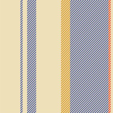 Dikey çizgiler kusursuz desen. Çizgiler vektör soyut tasarımı. Moda tekstili için uygun şerit dokusu.