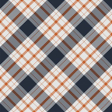 İskoç ekosesinin kusursuz deseni. Kumaş dokusunu kontrol ederek tekrarlanabilir arkaplan. Çizgili tekstil izinin düz vektör arkaplanı.