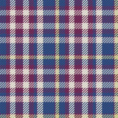 İskoç ekosesinin kusursuz deseni. Kumaş dokusunu kontrol ederek tekrarlanabilir arkaplan. Çizgili tekstil izinin düz vektör arkaplanı.