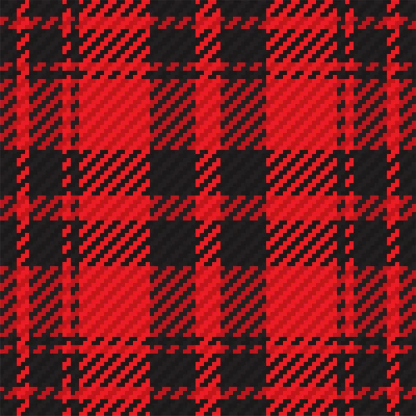 Modèle Sans Couture Tartan Écossais Carreaux Fond Répétable Avec Texture — Image vectorielle