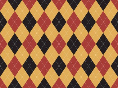 Argyle deseni kusursuz. Kumaş dokusu arka planı. Klasik argill vektör süslemesi.