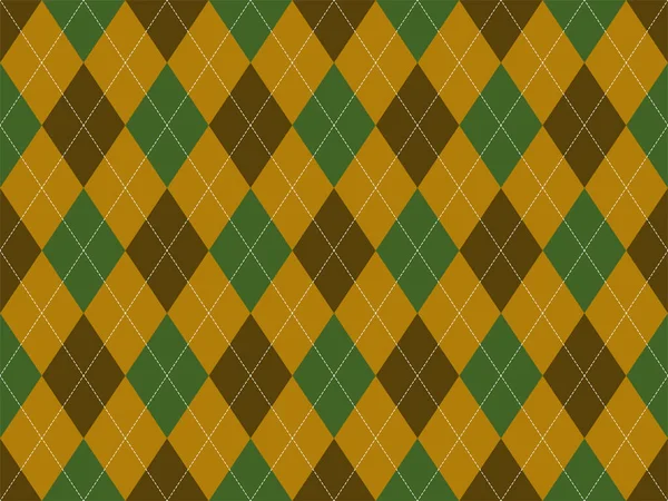 Patrón Argyle Sin Costuras Textura Tela Fondo Clásico Ornamento Vector — Archivo Imágenes Vectoriales