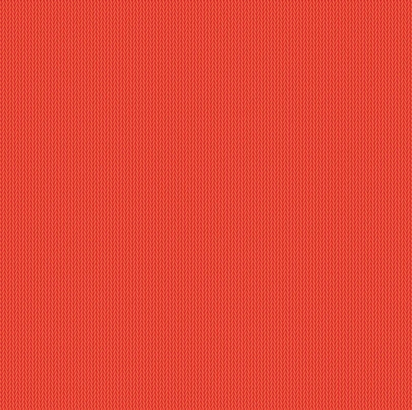 빨간색 모직 니트의 배경 완벽 한 패턴 질감 — 스톡 벡터