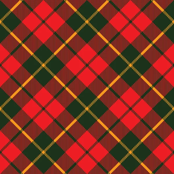 Tissu tartan texture diagonale petit motif sans couture — Image vectorielle