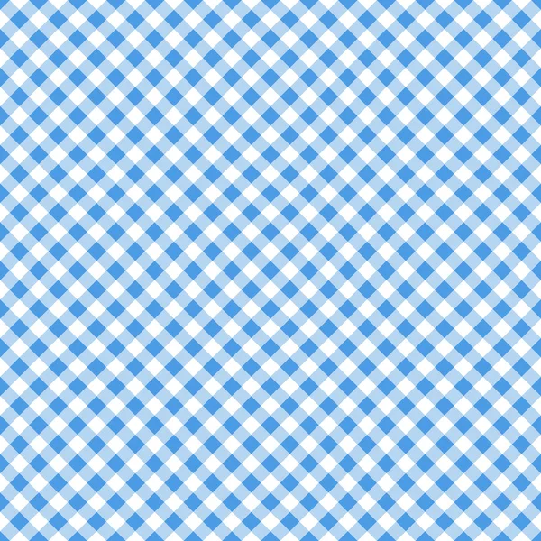 Blue table cloth seamless pattern — Stock Vector