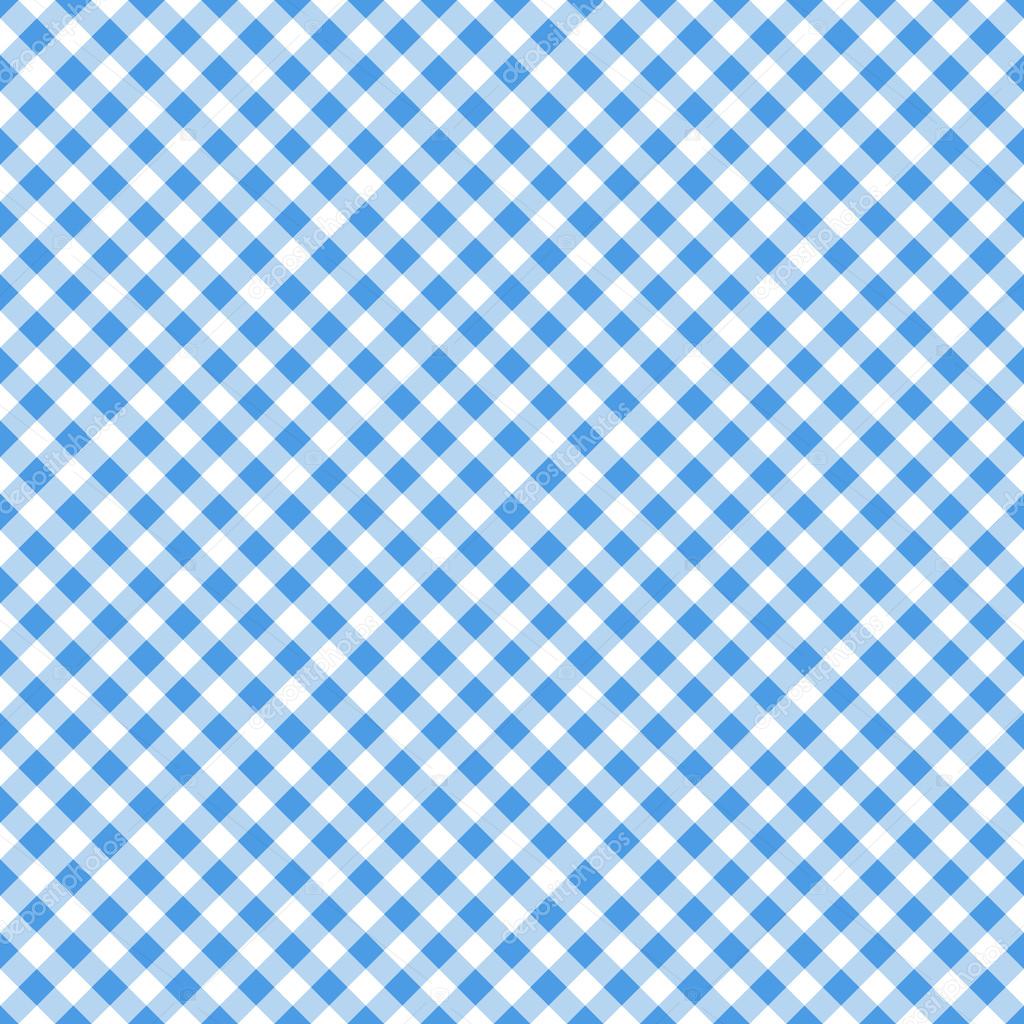 blue table cloth seamless pattern
