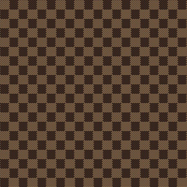 Motif de texture de tissu beige brun sans couture — Image vectorielle