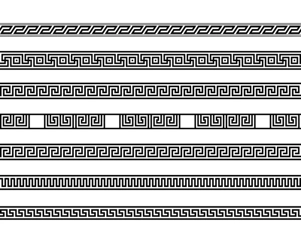 farklı Menderes ansient öğesi desenleri çizgi