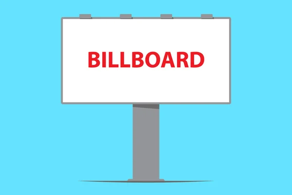 Billboard zarządu reklamy zewnętrznej — Wektor stockowy