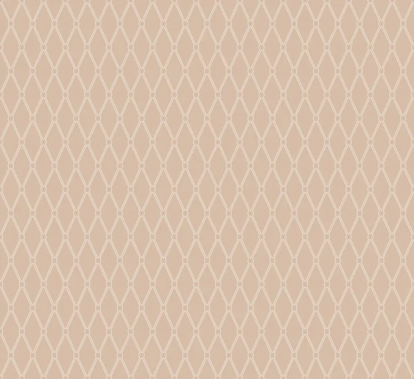 Motif classique beige sans couture — Image vectorielle