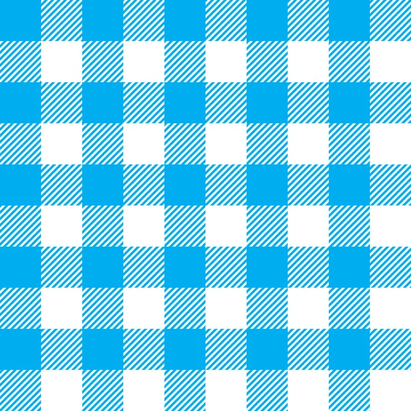 Blaue Tischdecke nahtloses Muster — Stockvektor