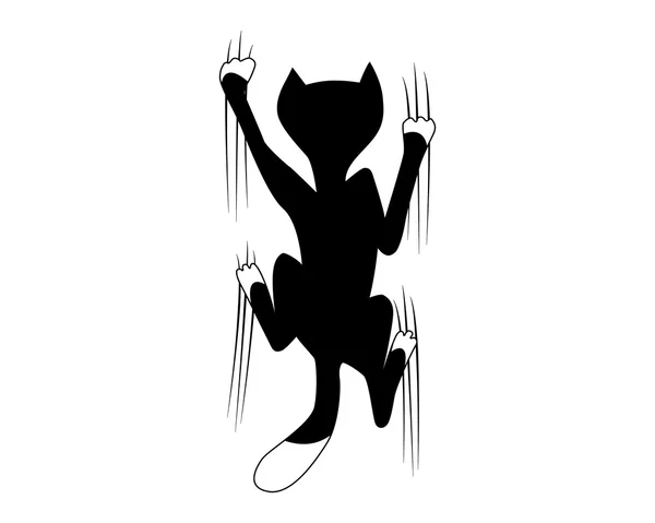 Gato trepador — Vector de stock