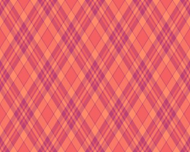 Argyle geometrik eşkenar dörtgenin kusursuz deseni. Harlequin duvar kağıdı tasarımını kontrol et. Web geçmişi için klasik elmas şekilli tekstil malzemesi, baskı kumaşı, kazak, ambalaj kağıdı, hediye kartı, davetiye.