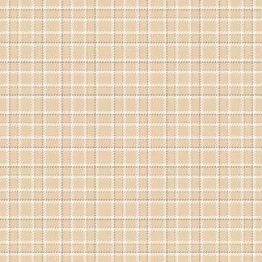 Seamless neutral tartan pattern. Classic checkered design in beige, brown, and white, ideal for backgrounds, textiles, fabrics, or creative projects. Versatile texture.