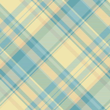 Classic tartan pattern with soothing blue and beige hues. Textile background, ideal for fashion, interior design, or branding projects. Versatile, timeless, and elegant.