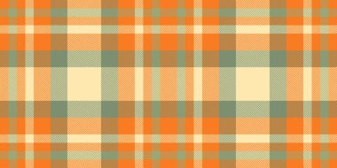 Warmtoned plaid pattern. Orange, beige, and sage green hues create a rustic, cozy, and timeless feel. Ideal for backgrounds, textiles, or design elements.