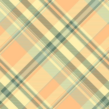 Variety vector texture check, group plaid fabric seamless. Damask textile background tartan pattern in pastel and yellow colors palette.