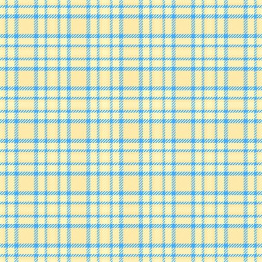 Classic plaid pattern in blue and cream.  A versatile design that evokes warmth and comfort, perfect for backgrounds, textiles, and various creative projects.