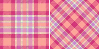 Two vibrant plaid patterns offer versatile design options. The colorful, textured background is perfect for textiles, crafts, or creative projects needing a touch of classic style.