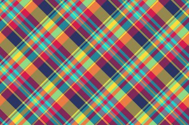 Canlı ve renkli ekoseli desen canlı ve oyuncu bir zemin yaratır. Tekstil tasarımları, dijital sanat veya yaratıcı projeler için uygun çok yönlü bir resim.