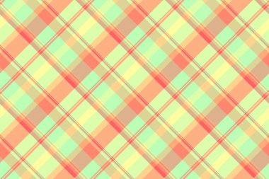 Kesişen çizgilerle soyut ekose desenli arka plan. Tekstil tasarımı, sarı, kırmızı ve yeşil desenli. Kumaş, arkaplan veya ambalaj kağıdı tasarımları için kullan.