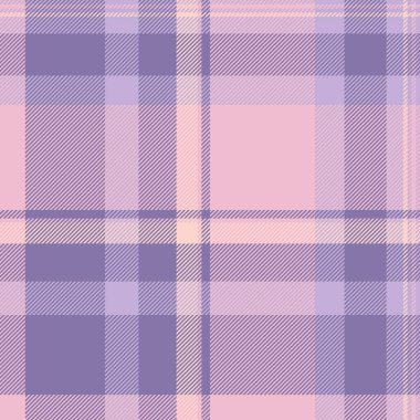 Yumuşak lavanta ve pembe tonlarda klasik ekoseli desen. Tekstil tasarımı, arka plan, moda ya da projenize geleneksel bir dokunuş eklemek için ideal. Çok yönlü estetik.