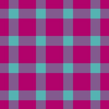 Eflatun, lavanta ve deniz mavisi renginde klasik ekose desen. Özgeçmiş, tekstil ve tasarım elementleri için çok yönlü. Konfor, tarz ve geleneği çağrıştırıyor.