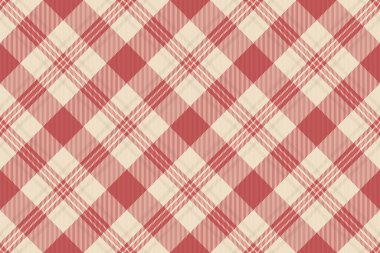 Saf kırmızı ve bej desenli, arka plan, tekstil ya da tasarım elementleri için mükemmel. Sıcaklık ve geleneği çağrıştırıyor. Tatil, kırsal veya klasik temalar için kullan.