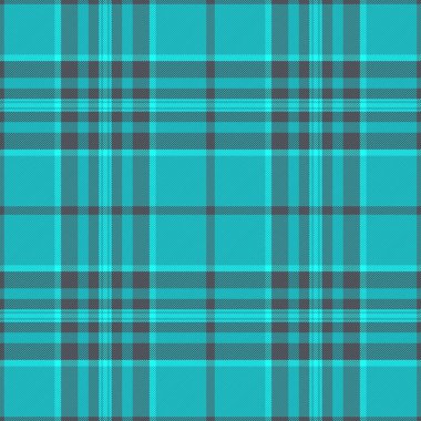 Uzayın arka plan tekstil kumaşını kusursuz, şenlikli ekose kumaşı kopyala. Cyan ve Pastel renk paletinde şebeke desen tartan dokusu kontrolü.