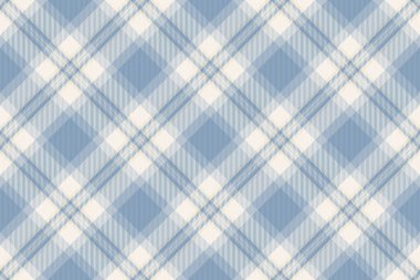 Klasik ekose desenli yumuşak mavi ve krem rengi. Tekstil tasarımı için ideal, arka plan, ya da projelere geleneksel zarafet katmak için. Çok yönlü zamansız.