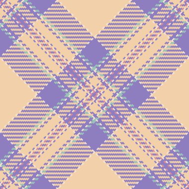 Detaylı tartan deseninde pastel renkler var. Konfor, gelenek ve sıcaklığı çağrıştırıyor. Arkaplan, tekstil veya yaratıcı tasarım projeleri için ideal.