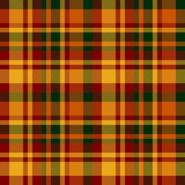 Canlı sonbahar ekose desenli. Sıcak, zengin renkler konfor ve nostaljiyi çağrıştırıyor. Hatalı temalı tasarımlar, tekstil baskıları veya web sitesi geçmişi için mükemmel.