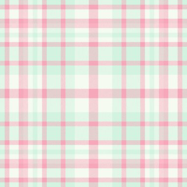 Direct background texture tartan, uniform check vector plaid. Order seamless textile pattern fabric in light and honey dew colors palette.