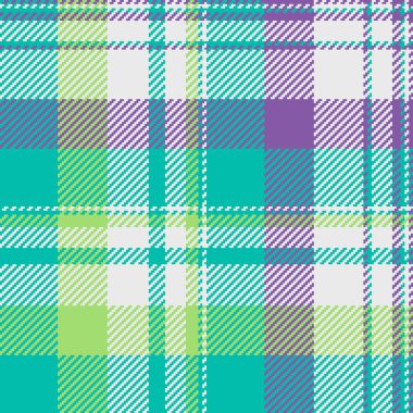 Parlak ekose desenli birbirine geçmiş turkuaz, kireç, mor ve beyaz çizgiler. Modern, taze renklere sahip klasik bir tasarım. Özgeçmiş, tekstil veya yaratıcı projeler için ideal.
