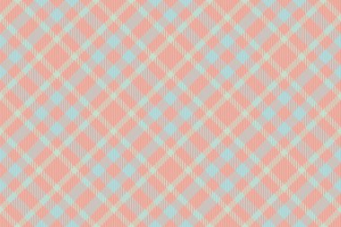 Paskalya desenli arka plan dokusu, panjabi dikişsiz ekose kontrolü. Cilt vektör kumaş tekstil tartan ışık ve kırmızı renk paleti.