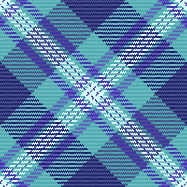 Serin maviler ve morlar içinde detaylı ekoseli desen. Tekstil tasarımı, moda öğesi, soyut arka plan. Arkaplan, doku, dolgu ve tasarımlar için kullan.