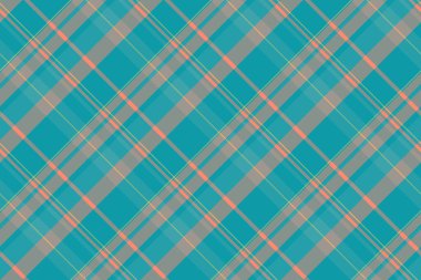 Yarım tonluk kumaş kontrolü, kaliteli ekose kumaş dikişsiz. Cyan ve Pastel renk paletinde tartan vektör desenini selamla.